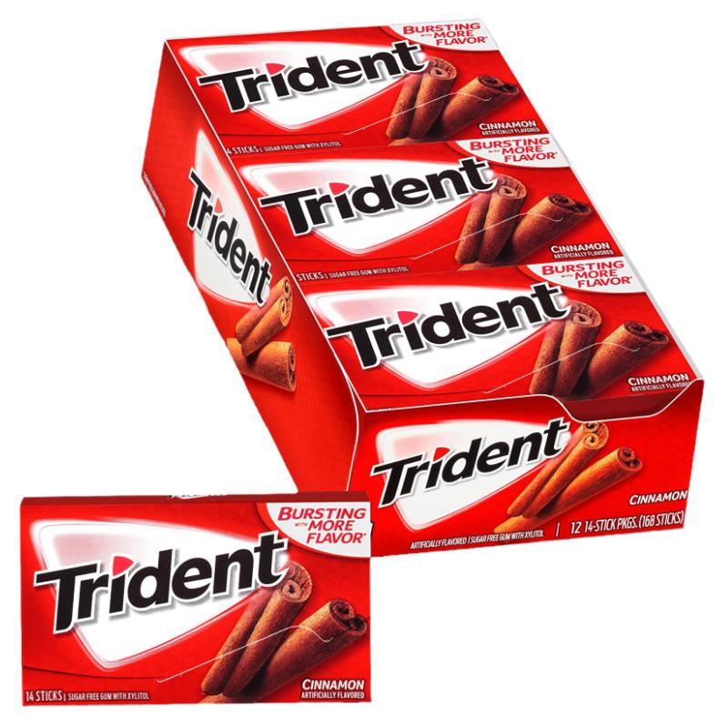 Trident清至木糖醇口香糖肉桂