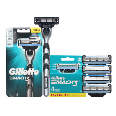 吉列(Gillette)锋速3手动剃须刀