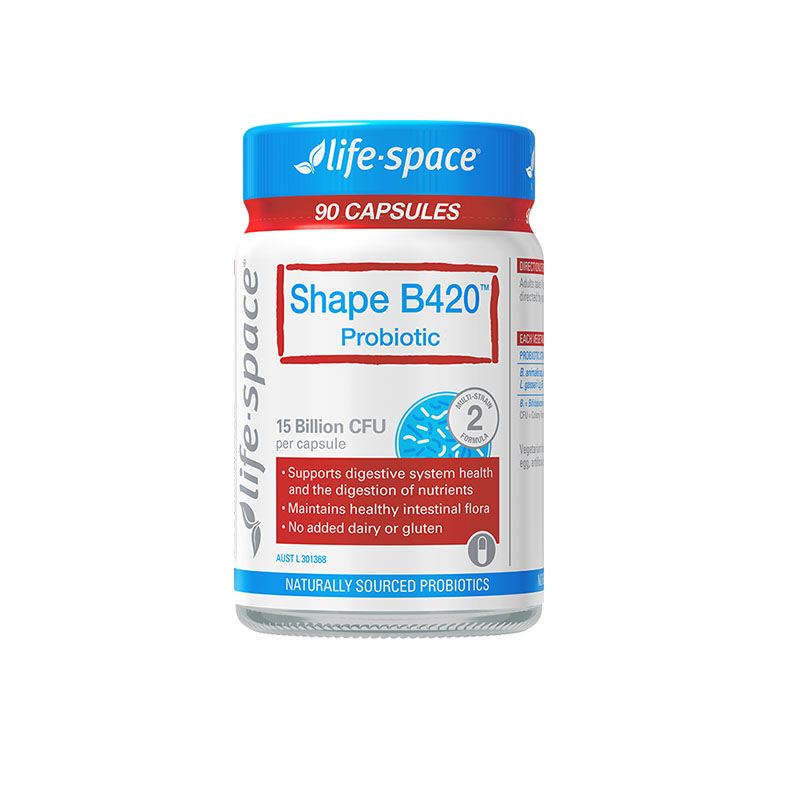 【自营】lifespace益倍适B420塑身管理成人益生菌胶囊超加量90粒