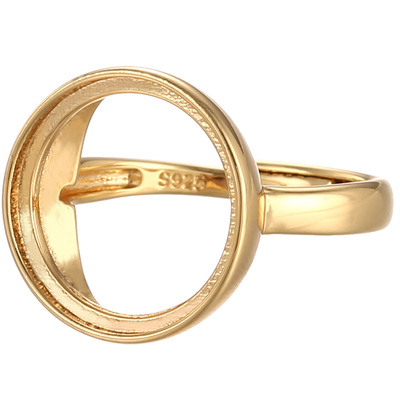 鑫泓泰女纯铜材质欧美风格戒指托