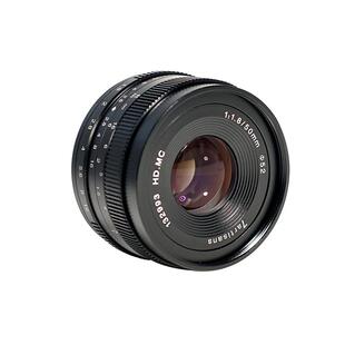 七工匠50mm F1.8大光圈人像镜头适用索尼E佳能M小痰盂M43富士XS10