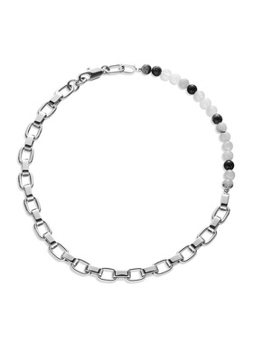 【买3免1】原创设计水晶石链条拼接项链个性百搭颈链潮酷锁骨链