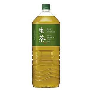 日本进口 KIRIN麒麟生茶绿茶饮料鲜榨茶叶汁无能量健康网红大瓶2L