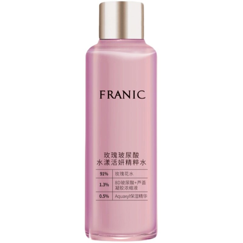 【油皮必入】法兰琳卡玫瑰玻尿酸水漾活妍精粹水120ml玫瑰爽肤水