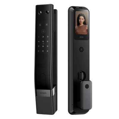 鹿客智能门锁魅影S7掌静脉多眸3D人脸识别猫眼大屏密码锁电子锁