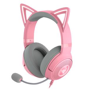 【自营】Razer雷蛇北海巨妖萌猫版V2头戴式RGB电竞游戏耳机耳麦