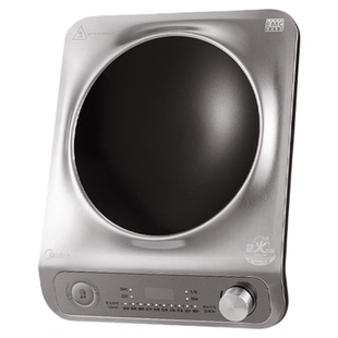 美的凹面2025新款电磁炉家用3500w大功率炒菜锅一体全套正品官方