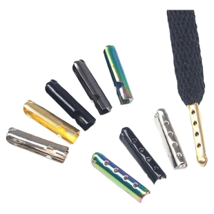 鞋带头封口卡扣金属鞋带绳修复保护头配件包头套帽绳抽绳耐用装饰