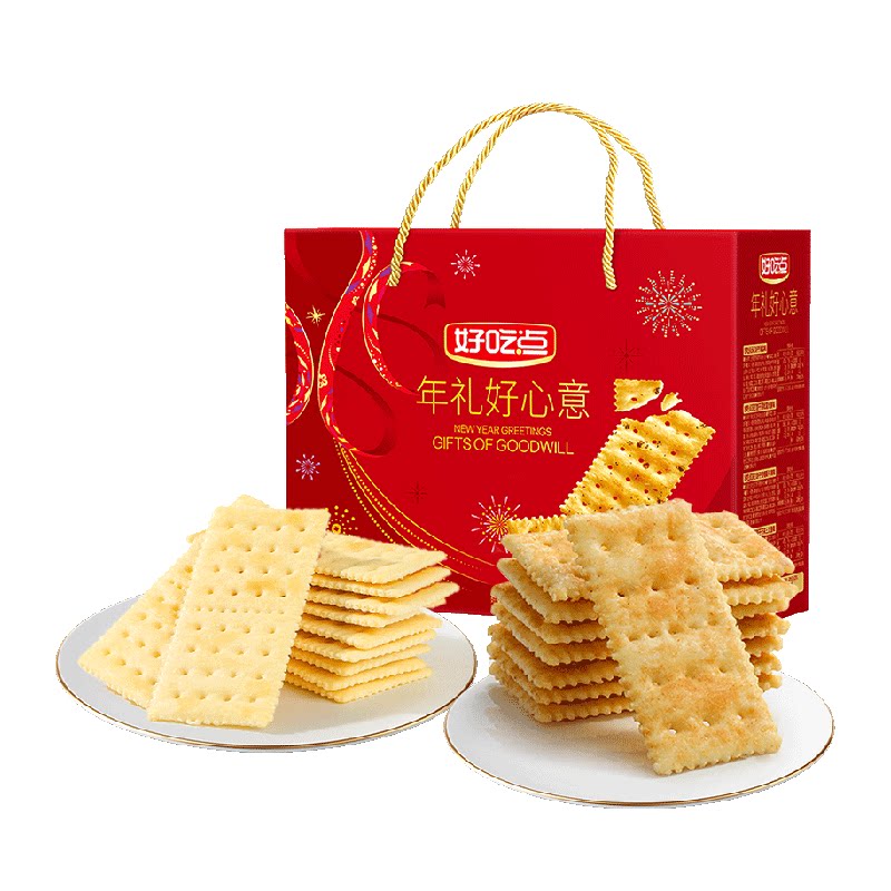 好吃点苏打饼干多口味混合组合零食整箱装解馋学生囤货