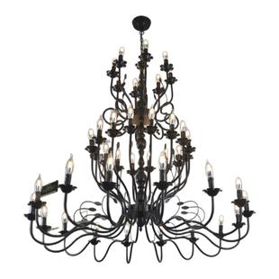 美式三层大客厅吊灯loft复式楼梯吊灯商用酒店大堂服装店影楼吊灯