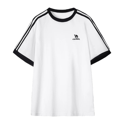 骆驼柔绵T神春夏季短袖圆领上衣