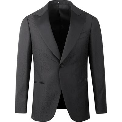 LAMPO戗驳领进口新郎礼服