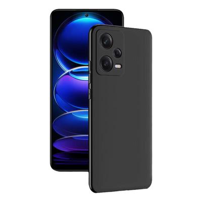 适用于红米Note9~14黑硅胶手机壳