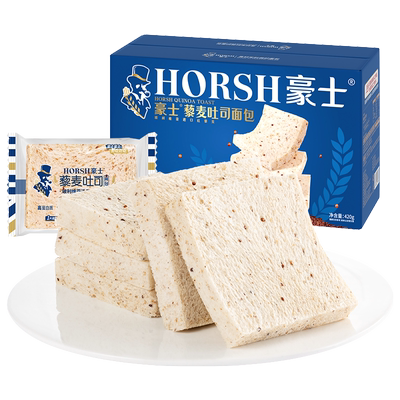 豪士藜麦全麦面包无蔗糖健康整箱