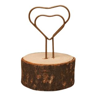 名片明信片照片夹木质桌面立式便签便利贴夹子卡片展示支架小摆件