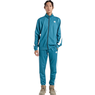 准者针织卫裤撞色拼接休闲运动束脚裤宽松大码收口小脚长裤男女