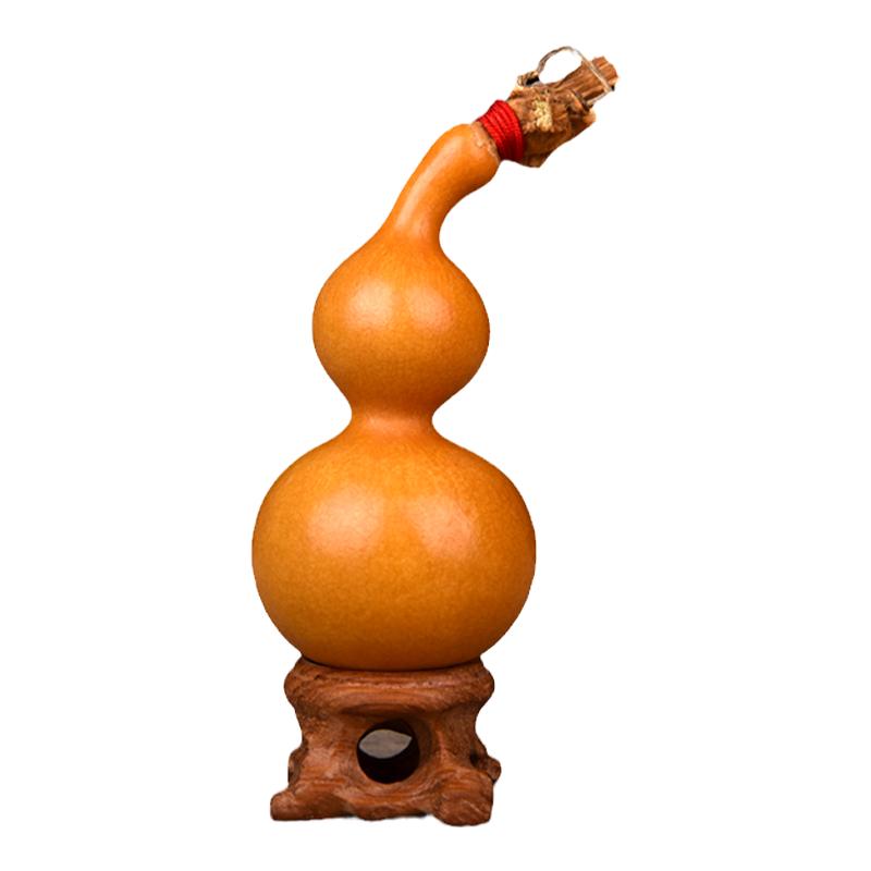 精品天然小葫芦文玩手捻老葫芦皮红紫葫芦铁皮盘玩一物一图包浆