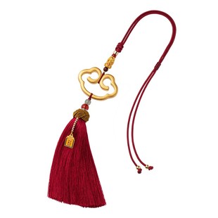 黄铜如意平安沙金貔貅汽车挂件车内吊饰车载后视镜装饰女士男挂饰