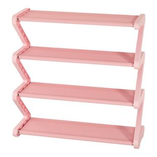 鞋架宿舍小型简易家用鞋柜出租房用高颜值多层耐用桌下角落鞋收纳