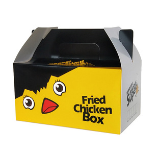免折一次性炸鸡盒子纸盒外卖手扒鸡童子鸡整只鸡包装盒全鸡打包盒