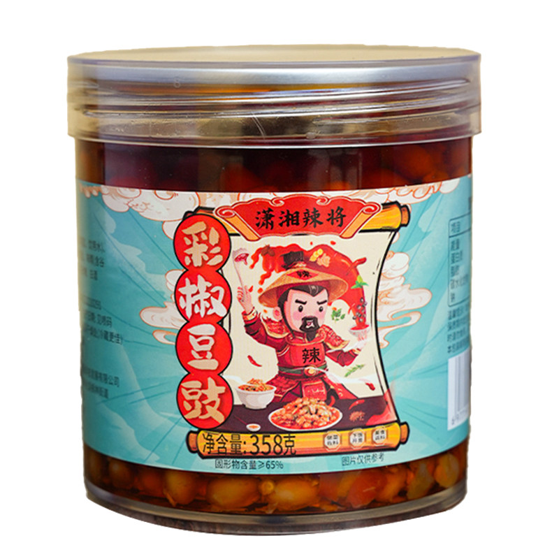潇湘辣将【0防腐】358g彩椒豆豉