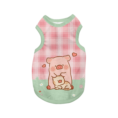粉色小猪lulu猪联名NASA宠物衣服