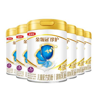 伊利金领冠儿童奶粉4段800g*6罐