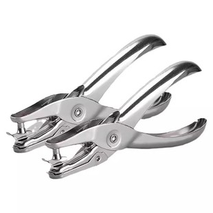 手工纸张打孔器打孔机打孔机小型打孔钳3mm圆孔卡片检票小型打洞机圆形活页本袋打孔神器幼儿园手动学生专用