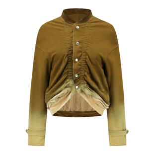 OUDE WAAG 复古感做旧洗水抽褶女装卫衣