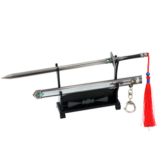古代冷兵器修雅剑带鞘22CM全金属合金工艺品手办兵器摆件玩具模型