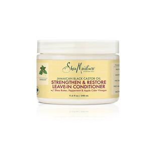 Shea Moisture 蓖麻籽油免洗护发素染烫滋润防断发植萃精油CGM