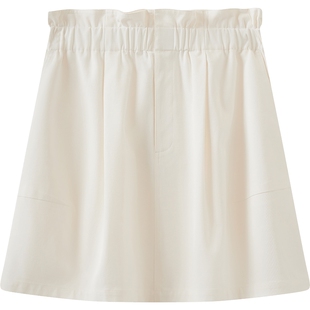 【商场同款】播26夏新品半身裙女白色通勤短款裙子BDT2BD1552