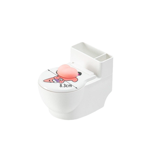 创意壁挂烟灰缸家用马桶带盖客厅不锈钢办公卧室洗手间可爱防飞灰