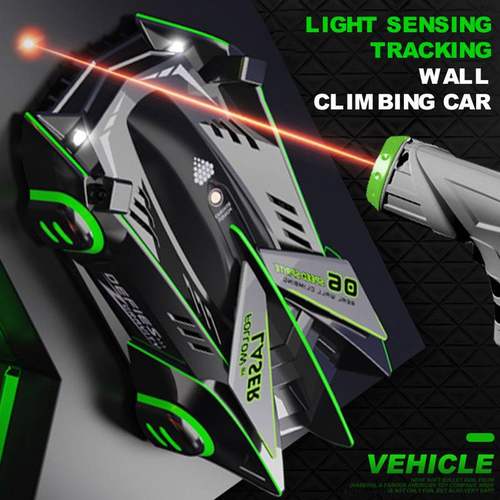 激光红外线感应追光爬墙车遥控车墙玩具男孩吸礼物儿童节特技汽车
