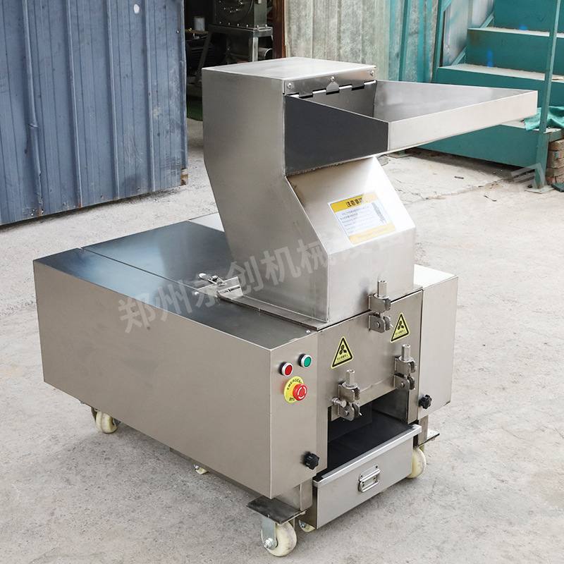 180型大骨头碎骨机不锈钢骨粉设备牛羊猪鸡破骨机冷冻食品粉碎机