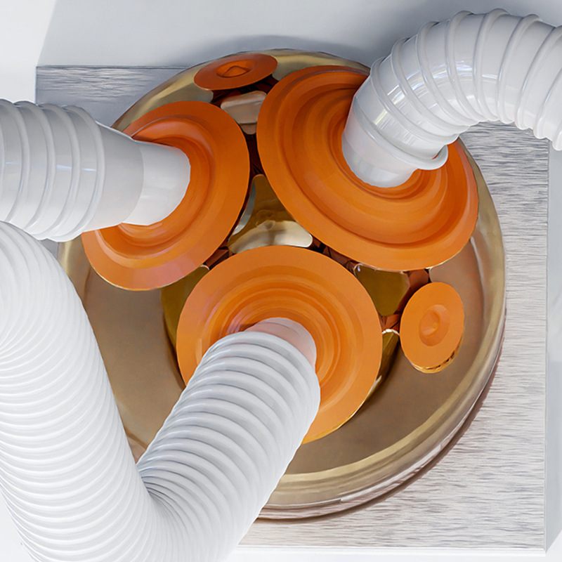 下水管三头通洗衣机排水管地漏分器对接器道口一分接头二水流三通