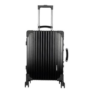 瑞士军刀SUISSEWIN复古铝框行李箱防刮耐磨登机箱静音潮流大容量