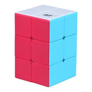 奇艺223魔方122 233 334魔方实色顺滑简单初学者儿童益智玩具套装