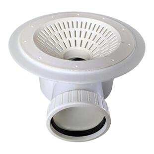 pp养殖池鱼池虾池鱼塘单排双排鱼马桶过滤网排污地漏底部排出水口