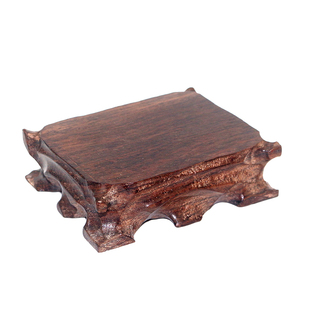 红木小木托木质底座玉石头玛瑙实木根雕随形可挖槽印章摆件小底托