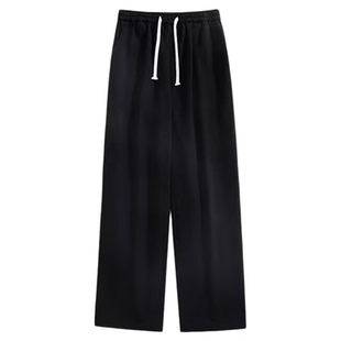 棉麻裤子男夏季薄款亚麻直筒裤学生休闲裤宽松百搭阔脚裤运动长裤