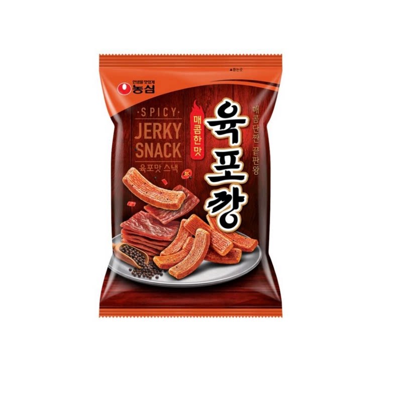 农心肉干味虾条55g零食休闲食品