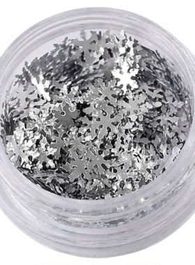 美甲饰品圣诞雪花砂糖星钻亮片