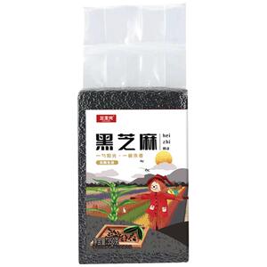 熟黑芝麻农家免洗罐装现炒熟即食黑芝麻粒生黑芝麻新货杂粮白芝麻