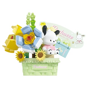 月光社三丽鸥繁花秘语积木盲盒hellokitty库洛米美乐蒂情人节礼物