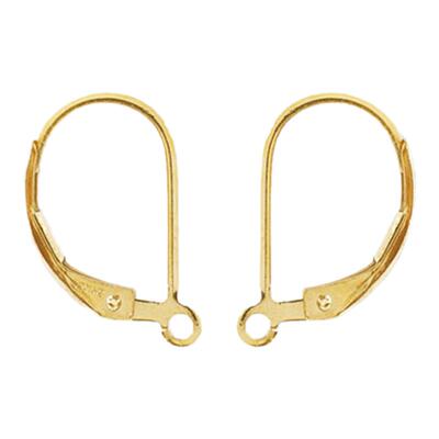 美国进口保色DIY14K注金法式耳钩