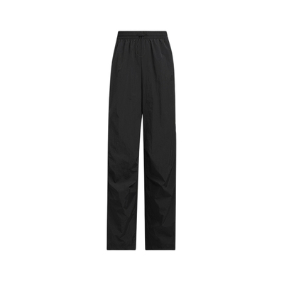 adidas阿迪达斯女三条纹梭织长裤宽松降落伞运动裤黑KE5788