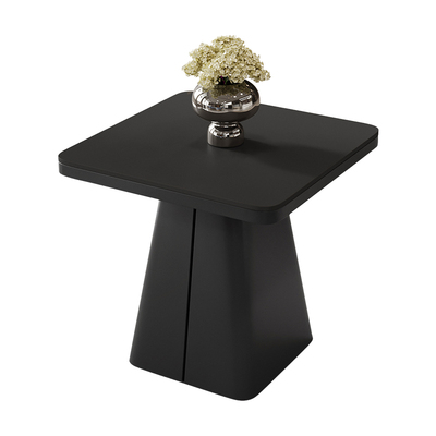 方形岩板餐桌洽谈桌椅组合小户型