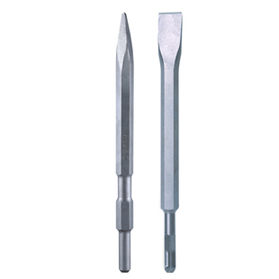 东成电镐凿子电锤钻头电镐头尖扁铲头冲击钻方柄四坑圆柄镐钎开槽