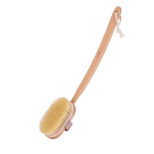 长柄洗澡刷猪鬃沐浴刷软毛身体刷干刷搓泥搓背刷子搓澡巾后背神器